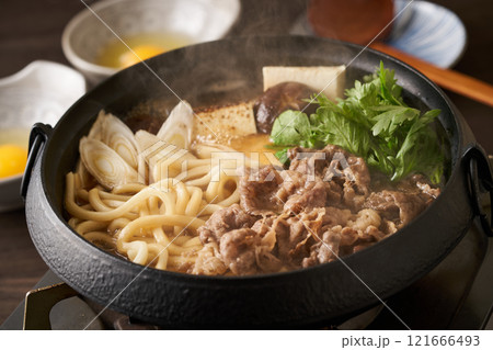 すき焼きうどん すき焼きうどん 121666493