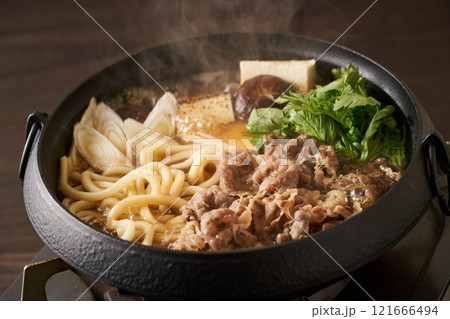 すき焼きうどん 121666494