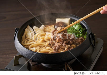 すき焼きうどん 121666496