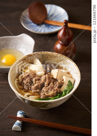 すき焼きうどん すき焼きうどん 121666796