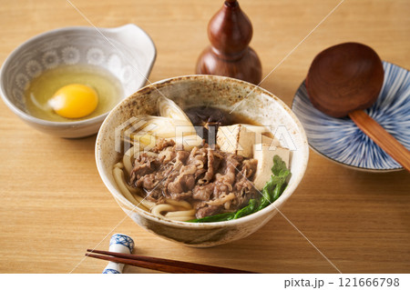 すき焼きうどん すき焼きうどん 121666798