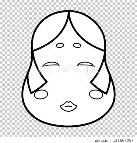 Setsubun Otafuku 插圖線描 Setsubun Otafuku 插圖線描 121667057