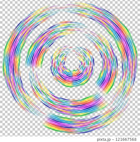 Circular, concentric spiral, swirl, twirl element. Radial, radiating whorl, whorl shape. Circular, concentric spiral, vortex shape 121667568