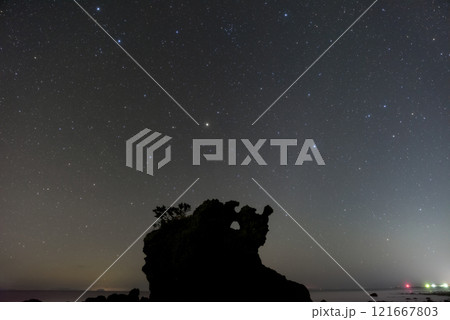金毘羅岩の星景 金毘羅岩の星景 121667803
