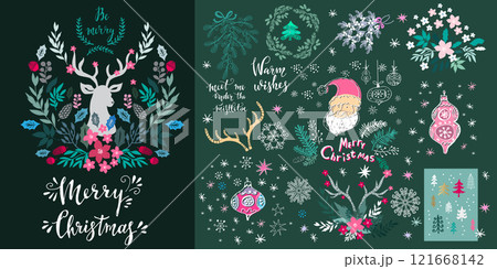 Happy Chinese New Year 2025 Snake zodiac sign Japanese holiday template card  with snake Daruma, Fuji, Hieroglyphics, fan Translation: Happy New Year, Snake"   Vector illustration 121668142