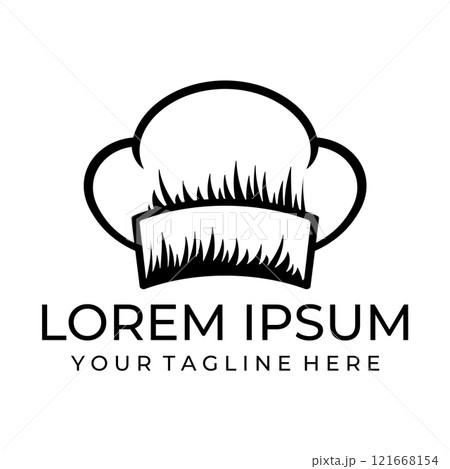 Chef hat logo vector illustration Chef hat logo vector illustration 121668154