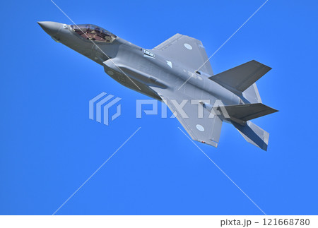 航空自衛隊 F-35A ステルス戦闘機の機動飛行 航空自衛隊 F-35A ステルス戦闘機の機動飛行 121668780