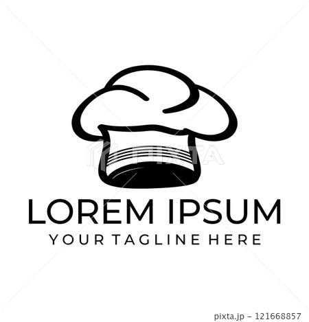 Chef hat logo vector illustration Chef hat logo vector illustration 121668857