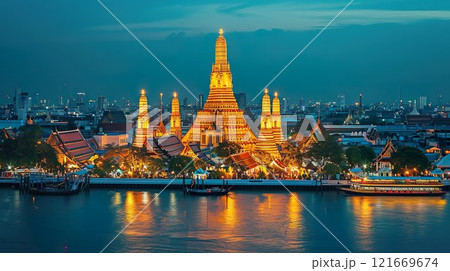 タイのワット・アルンのイメージ05 121669674