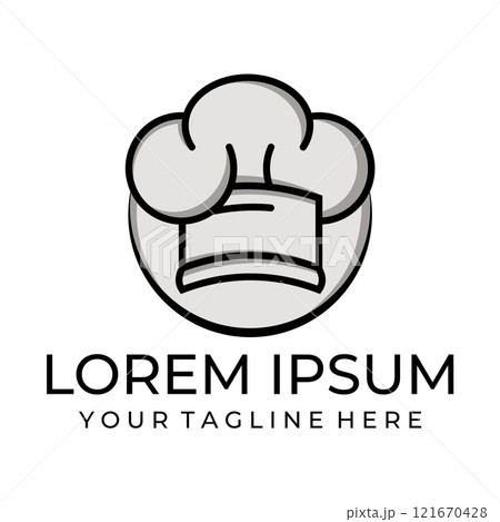 Chef hat logo vector illustration 121670428