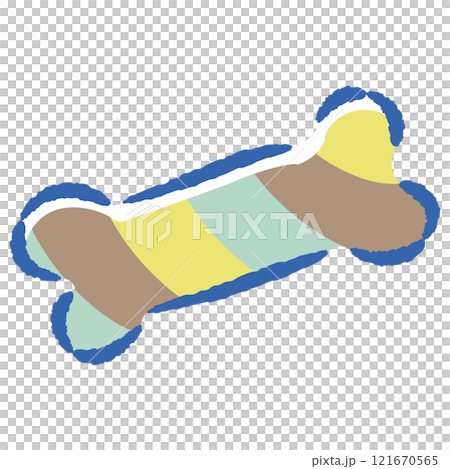 犬用おもちゃの手描きイラスト 犬用おもちゃの手描きイラスト 121670565
