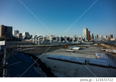2024東京、築地市場跡地、再開発される東京都中央区築地 121672722