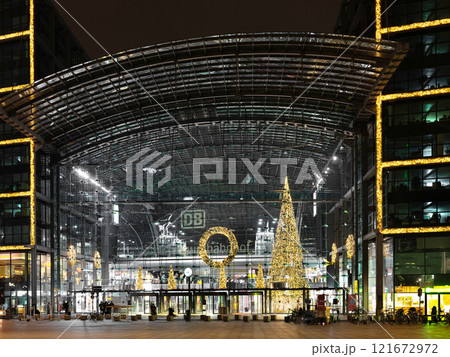 illumination in Berlin on New Year's Eve. 121672972