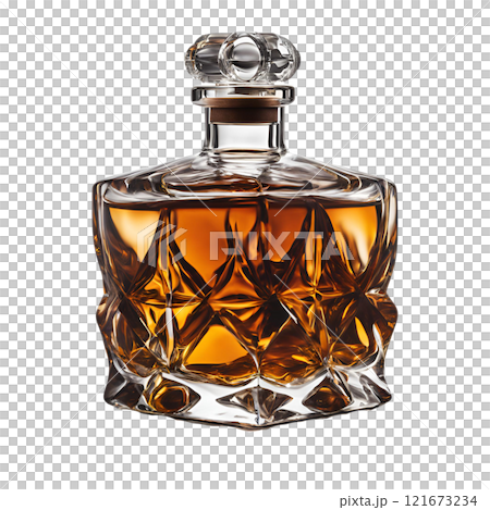whiskey in glass with ice cubes whiskey in glass with ice cubes 121673234