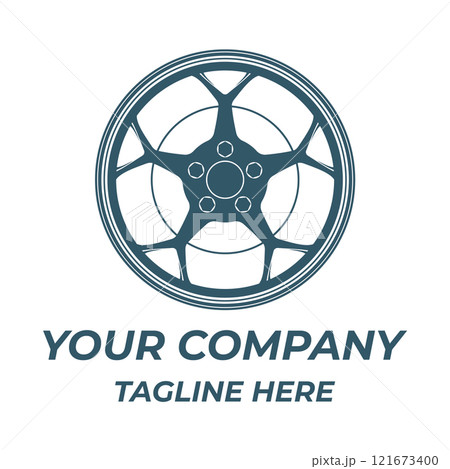 Rim vector logo illustration 121673400