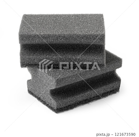Black painting sponge 121673590