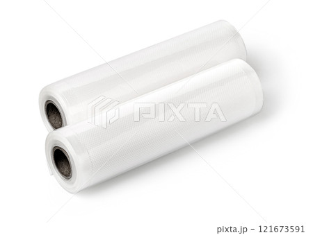 Plastic Packing Wrap Film Isolated 121673591