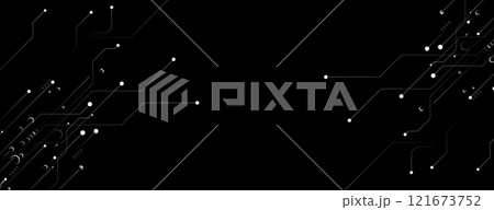 Abstract technology and science circuit background Abstract technology and science circuit background 121673752