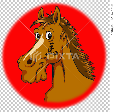 2026 Year of the Horse, New Year's card parts illustration png 2026 Year of the Horse, New Year's card parts illustration png 121674396