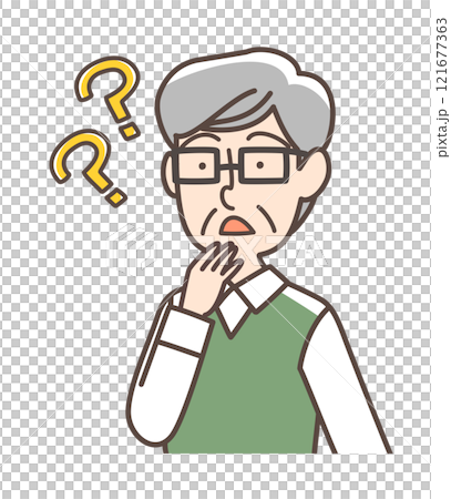 認知症のおじいさん 121677363