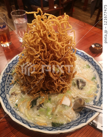 裾野市で食べた堅焼そば 121677475