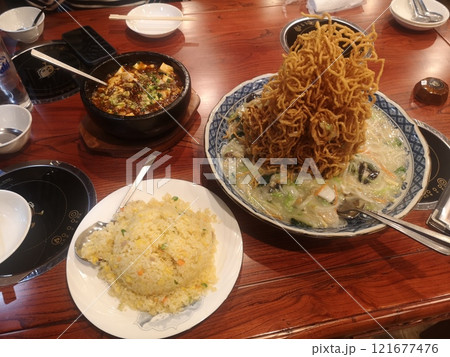 裾野市で食べた堅焼そば 121677476