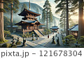 霊性の聖地：高野山の静寂と荘厳（和歌山県） 121678304