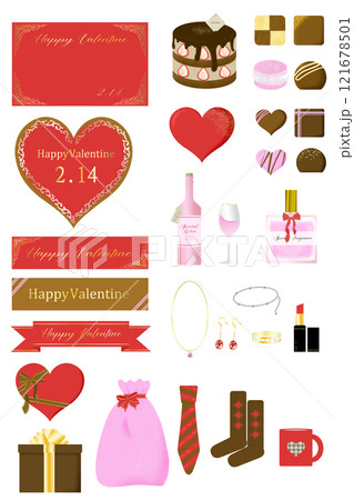 バレンタインのプレゼントセット 121678501