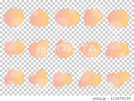 各種形狀的流體形狀集 各種形狀的流體形狀集 121679130