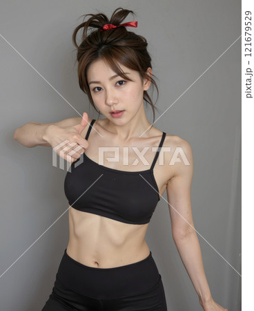 フィットネスジム 女性イメージ フィットネスジム 女性イメージ 121679529