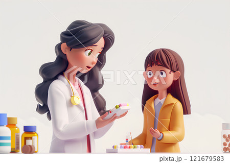 リファイル処方箋の説明イラスト-2 121679583