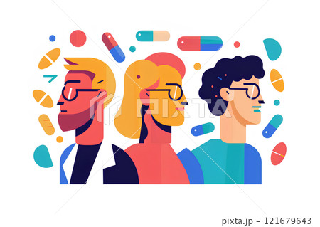 リファイル処方箋の説明イラスト-5 121679643