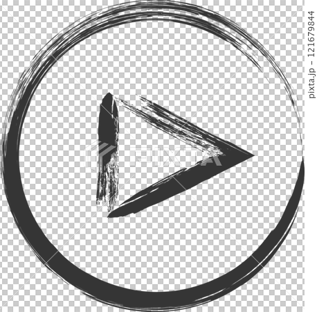 ビジネス関連の筆書き単品イラスト　再生 121679844