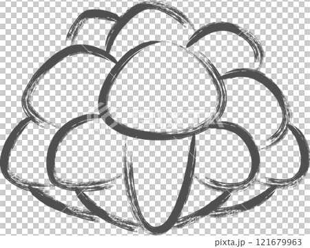 蘑菇畫筆單圖 Bunashimeji 121679963