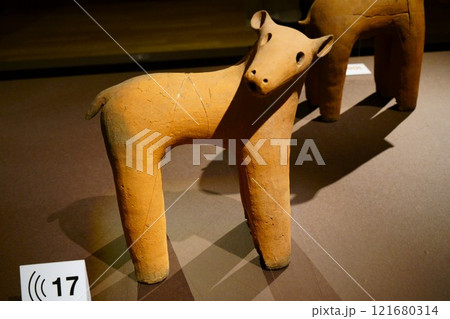 7468　犬形埴輪 121680314