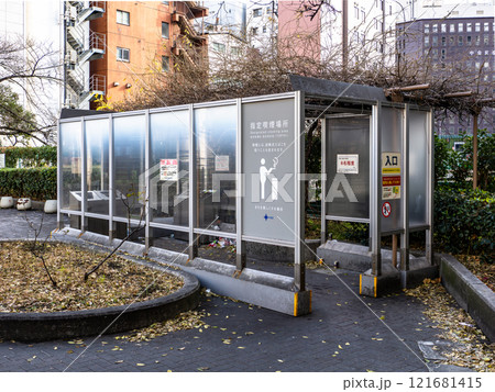 屋外にある公衆喫煙所(指定喫煙場所) 屋外にある公衆喫煙所(指定喫煙場所) 121681415