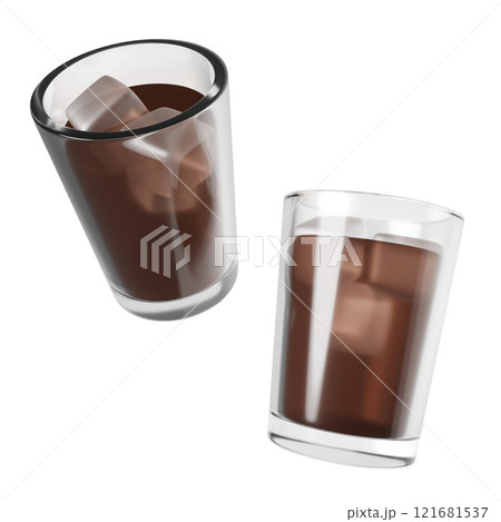 ice coffee 3D icon graphic 121681537