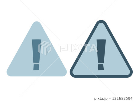 危険標識　警告マークアイコンセット 121682594
