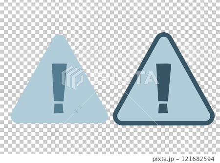 危険標識　警告マークアイコンセット 121682594
