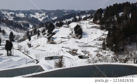 山古志 棚田の雪景色 山古志 棚田の雪景色 121682638