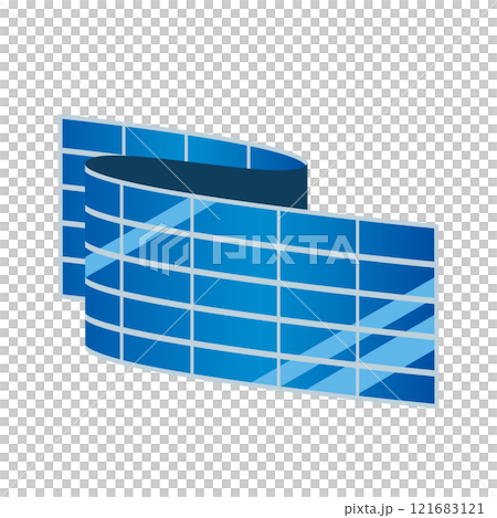 ペロブスカイト型太陽電池のイラスト ペロブスカイト型太陽電池のイラスト 121683121