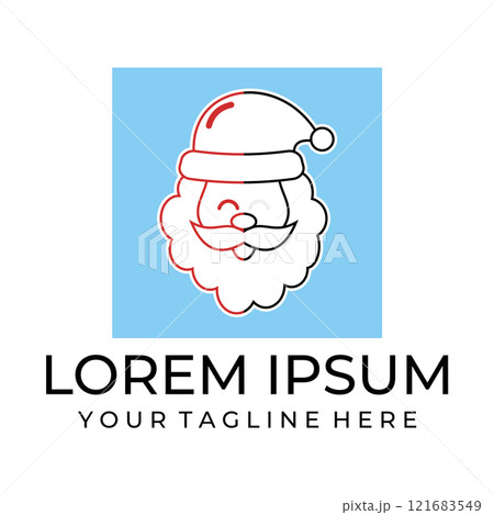 Santa Claus vector illustrations design icon logo 121683549