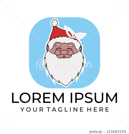 Santa Claus vector illustrations design icon logo 121683559