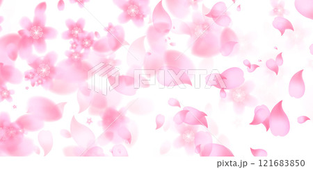 和柄　桜　春　背景 121683850