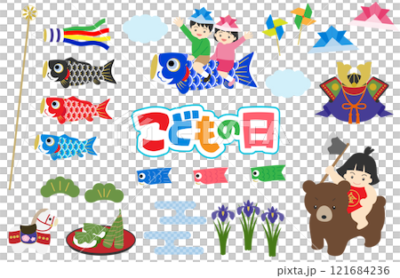 Children's Day illustration set_1 Children's Day illustration set_1 121684236