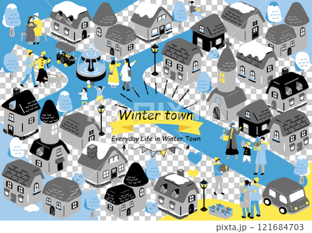 Winter streets 121684703