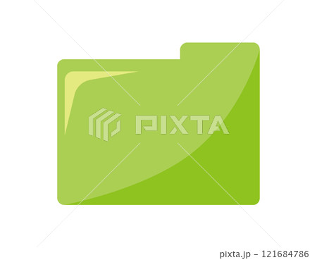フォルダのベクターイラスト 書類ファイルアイコン フォルダのベクターイラスト 書類ファイルアイコン 121684786
