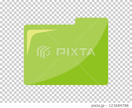 フォルダのベクターイラスト 書類ファイルアイコン フォルダのベクターイラスト 書類ファイルアイコン 121684786