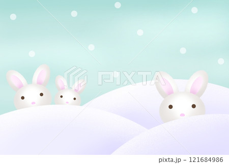 ウサギの背景 A-2 ウサギの背景 A-2 121684986