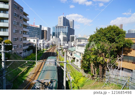 池上線を走る東急7000系 池上線を走る東急7000系 121685498